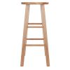 Element Bar Stools; 2-Pc Set; Natural