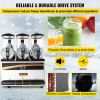 VEVOR Commercial Slushy Machine, 3x15L Tank Commercial Margarita Maker, 1200W Stainless Steel Frozen Drink Machine