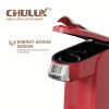 CHULUX Single Serve Coffee Maker Red KCUP Pod Coffee Brewer, Upgrade Single Cup Coffee Machine Fast Brewing