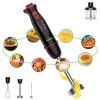 Vavsea Immersion Hand Blender, 12-Speed Multi-Function Handheld Stick Blender with Stainless Steel Blades, Chopper, Beaker, 600