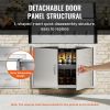 BBQ Access Door, 39W x 26H Inch Double Outdoor Kitchen Door, Stainless Steel Flush Mount Door, Wall Vertical Door with Handles and Hooks