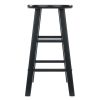 Element Counter Stools; 2-Pc Set; Black