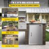 VEVOR BBQ Access Door 17W x 24H Inch, Vertical Single BBQ Door Stainless Steel, Outdoor Kitchen Doors for BBQ Island, Grill Station, Outdoor Cabinet