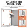 BBQ Access Door, 17W x 24H Inch Single Outdoor Kitchen Door, Stainless Steel Flush Mount Door, Wall Vertical Door with Recessed Handle, for BBQ Island